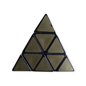 Vintage 1980s Rubik's Pyramid Triangle Puzzle